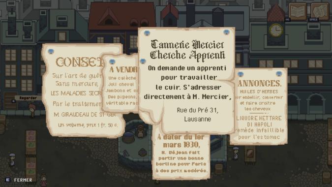 Lausanne 1830: Histoire de registres