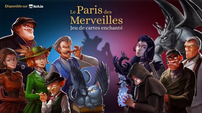 Le Paris des Merveilles : jeu de cartes enchanté