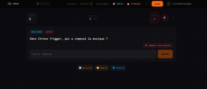 Question pour un Geek