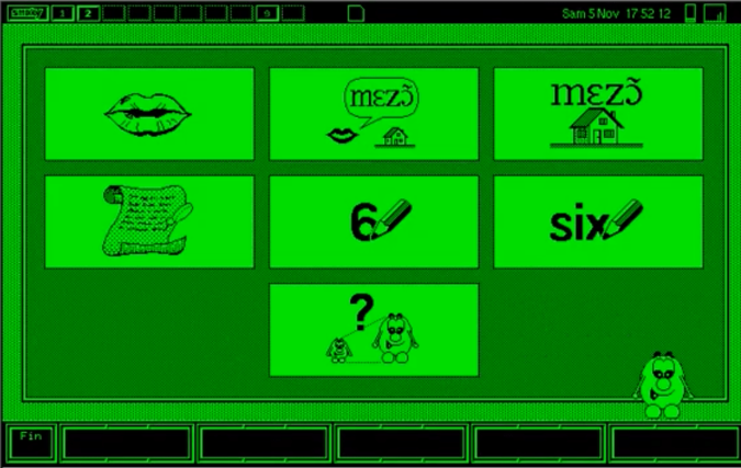 Toto (Blupi) apprend le vocabulaire