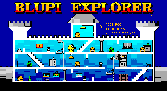 Blupi Explorateur / Im Schloss / Explorer