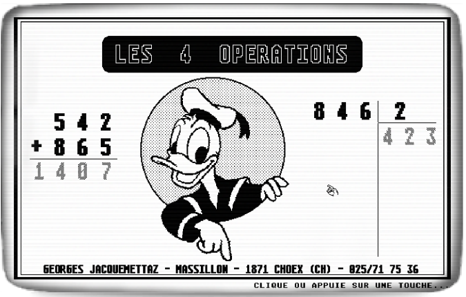 Les 4 Opérations