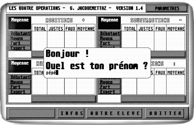 Les 4 Opérations