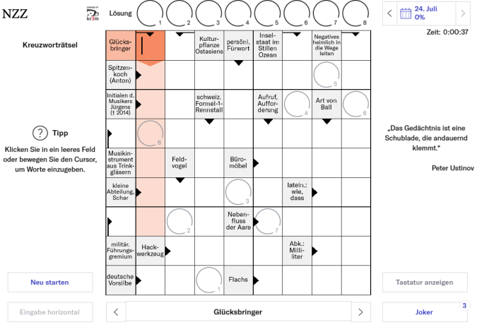 NZZ Spiele